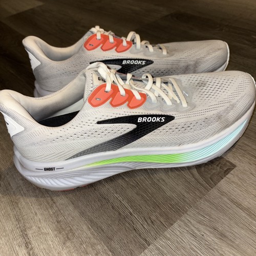 Brooks ghost white multi - multi, men
